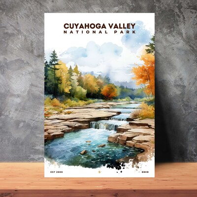 Cuyahoga Valley National Park Poster, Travel Art, Office Poster, Home Decor | S8 - image2